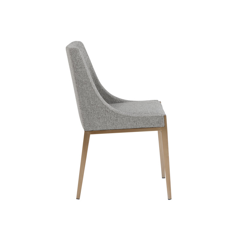 Dionne Upholstered Dining Chair, Grey