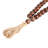 Coolidge Mango Wood Double Beaded Garland with Tassel for Home Decor - Sculptural Decorative Object for Office or Living Room Decoration-1154762085-1169218436