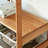 Cherry Wood Freestanding Entryway Coat Rack
