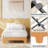 Twin XL Platform Bed Frame, Easy Assembly Space Saving-1725154857