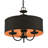 Lampert 3-Light Dimmable Drum Chandelier with Fabric Shade -1352379388