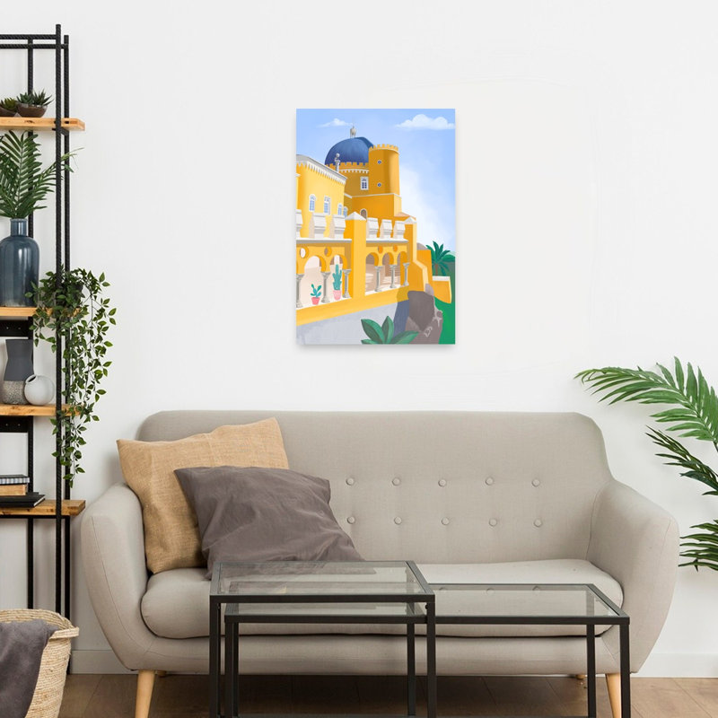 Impression d'art mural Sintra Abstract Contemporary Architecture Landscape, 24" H x 16" W