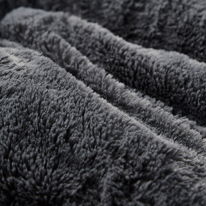Coma Inducer Are You Kidding Bare Oversized Comforter Set, Gray, Queen Comforter