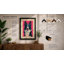 Happy Collie Modern - Framed Print-339281728-339281758