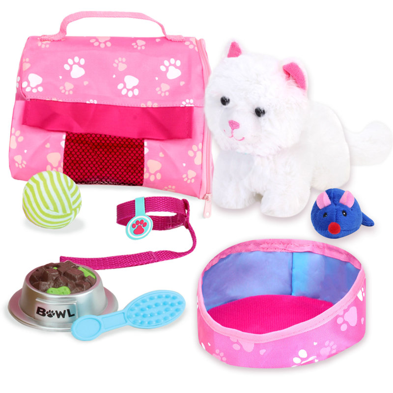 Doll Kitten and Carrier Set