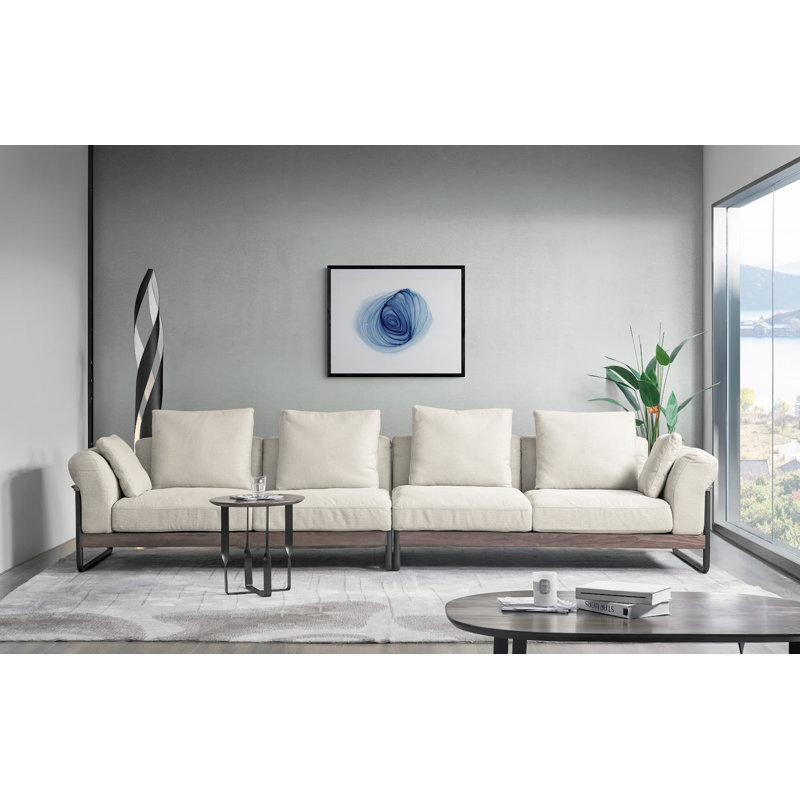 Infinity Rows Print by KC Pollak, 24" H x 32" W, Black Framed Canvas, 25" H x 33" W