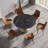Artificial Stone Round Dining Table(Only Table)-1214017753-1214017752