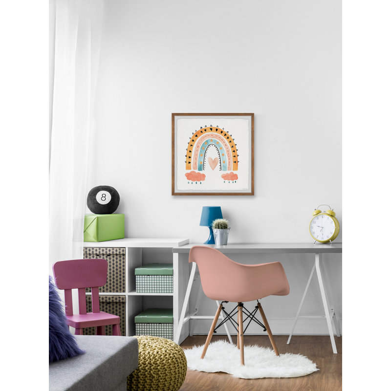 «Flemming Love Rainbow», reproduction encadrée, H 24 po x l 24 po x 1,5 po