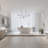 Freestanding Solid Surface Bathtub