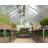 Palram - Canopia Bella 8' W x 32' D Walk-In Hobby Twin Wall Polycarbonate Aluminum Frame Bell Greenhouse Kit with Roof Vents - Silver-101698604