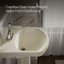 Cimarron® Vitreous China 23" Pedestal Bathroom Sink with Overflow-10940907-19195630