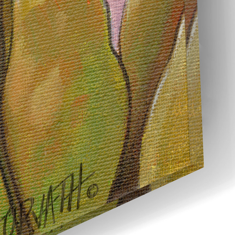 «Flower Fence 1» par Cathy Horvath, H 12 po x l 12 po x P 0,13 po