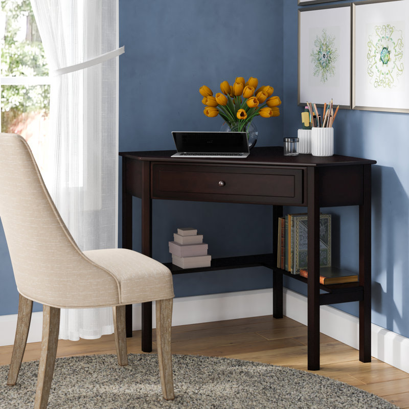 Carfi Corner Writing Desk, Espresso