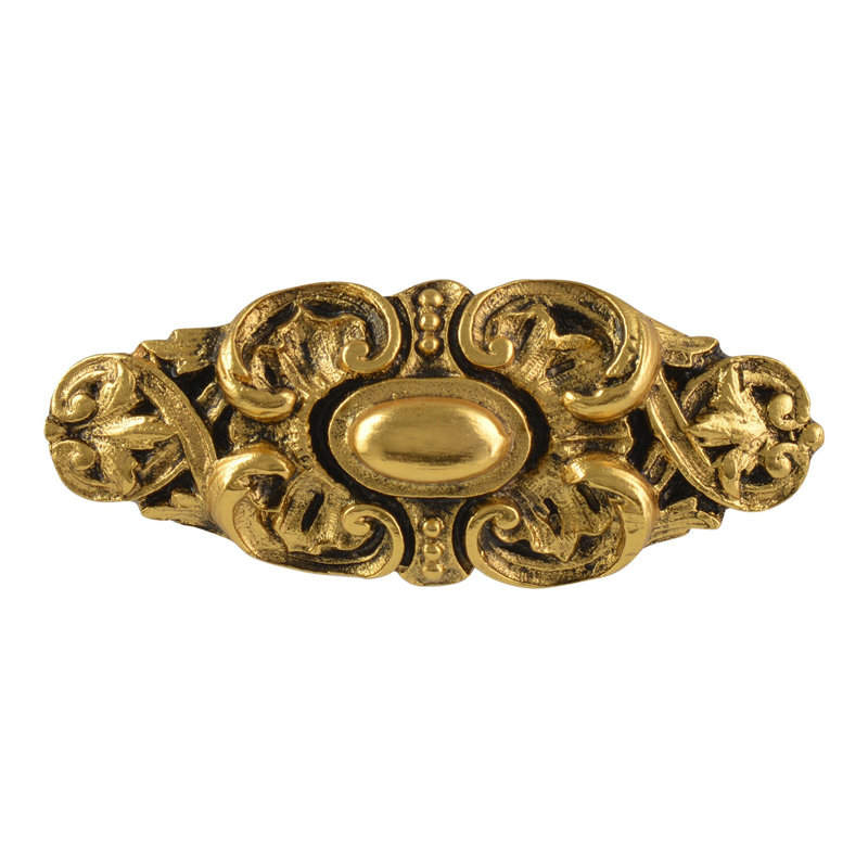 Kings Road Novelty Knob, 24K Satin Gold
