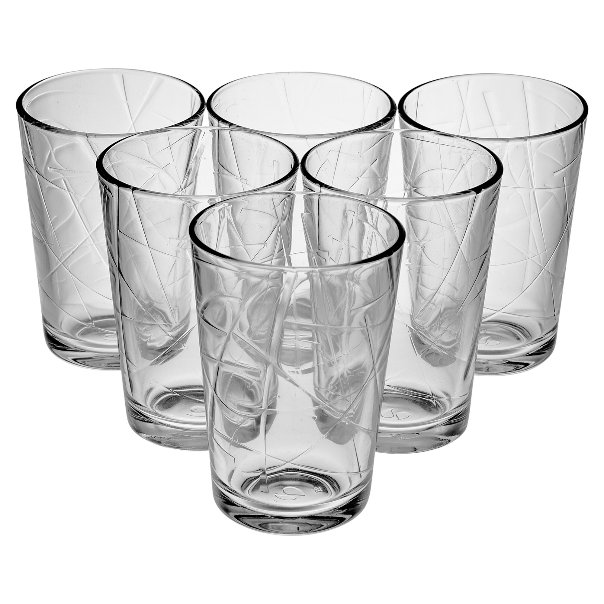 Pasabahce Mizu 200ml Modern Drinking Glasses Juice Water Tumbler