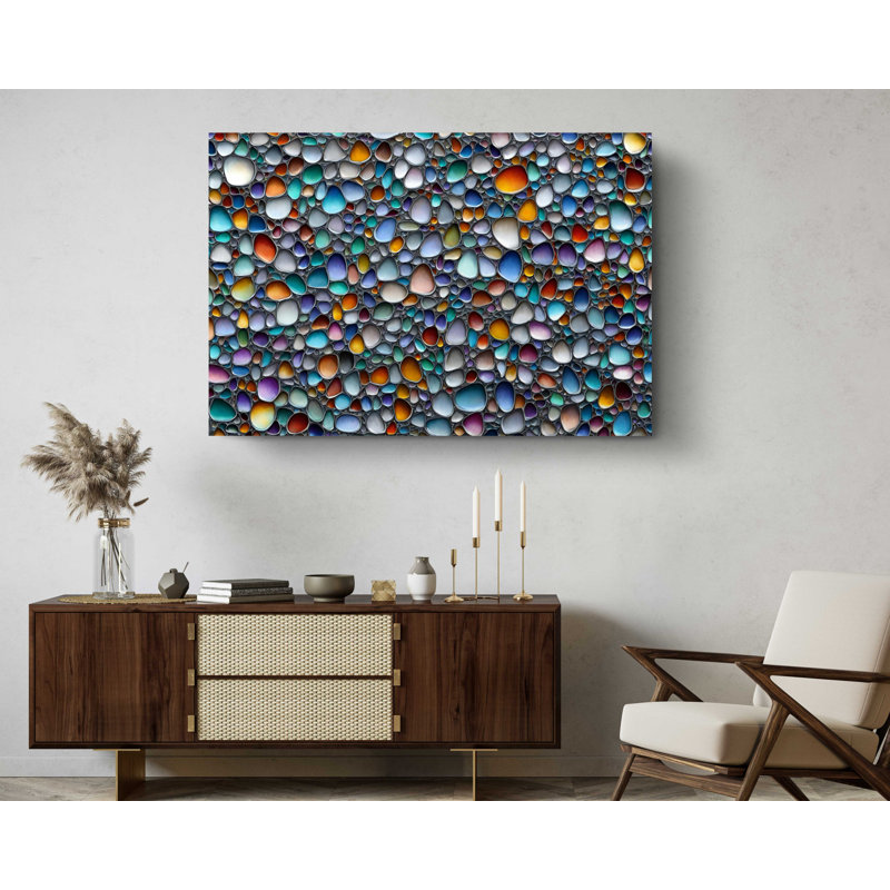 Sur toile, H 20 po x l 30 po x P 1 po
