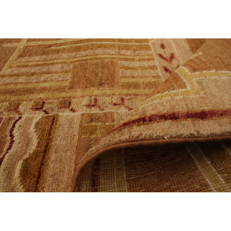 Tapis unique en laine noué à la main 3 pi 1 po x 5 pi 3 po Ziegler Pillager