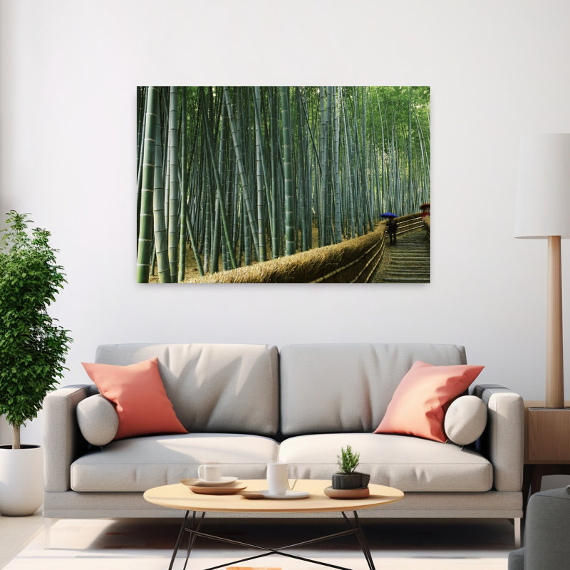 Stepped Walkway Passing Through A Bamboo Forest Arashiyama Kyoto Prefecture Kinki Region Honshu Japan Peaceful Tranquil Abstract Bamboo Forest Natu...