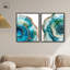 Great Blue Green Abstract -199610346-199610360