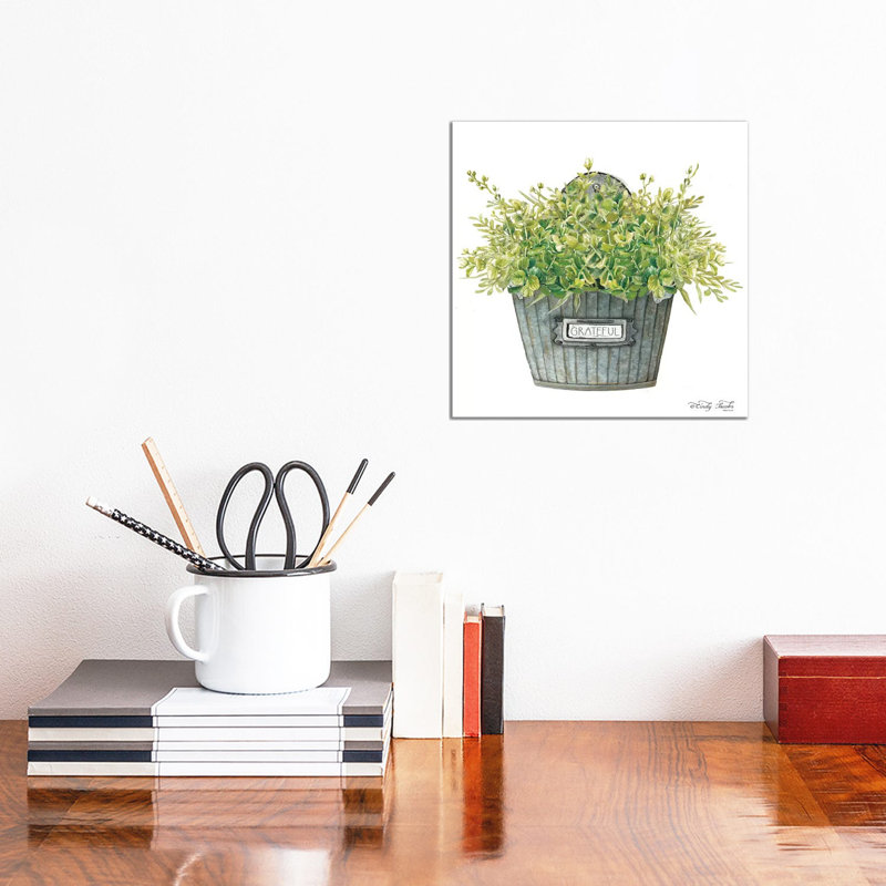 Grateful Wall Box by Cindy Jacobs - Wrapped Canvas Painting, 30.48 cm H x 30.48 cm W