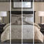 Édredon pour très grand lit 8 pièces brun clair - Élégance classique, rembourrage, coussins décoratifs, motif élégant facile d'entretien, lavable à la machine-121318598
