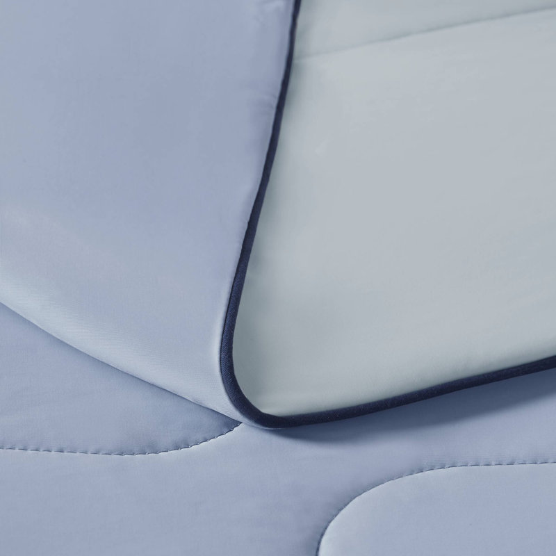 Édredon en duvet synthétique rafraîchissant et léger, Twin, Light Blue