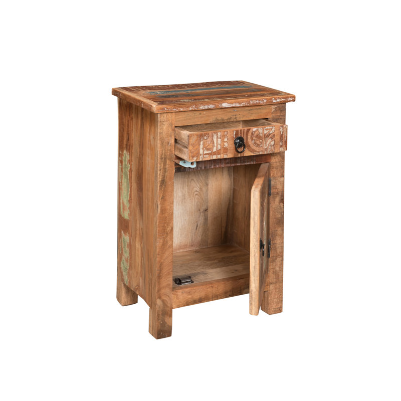 CARVED SIDE TABLE
