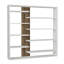 126cm H x 125cm W Geometric Bookcase-99309782