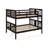 Full Over Full Bunk Bed With Ladder-867652892