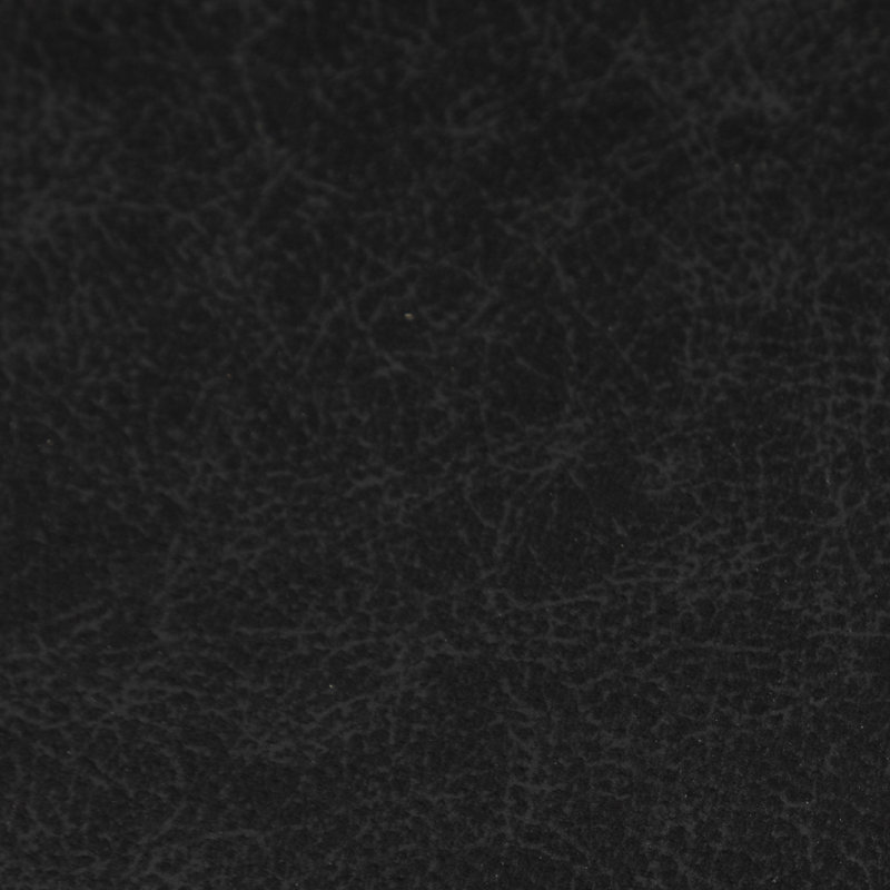  Repose-pieds carré en cuir véritable 35 po Hartwell, Cuir véritable Onyx