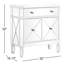 Armoire d'appoint à miroir 2 portes H 32 po x l 32 po Acantha-278596447