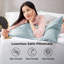 Ensemble de 2 taies d'oreiller en satin, 300 fils, sable gris, GentleSoft ™-359644247-359644279
