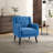 29" Wide Contemporary Upholstered Button-Tufted Armchair With Solid Wood Legs-712483923