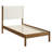Olea Channel Tufted Boucle Solid Wood Platform Bed-105697898-105697897