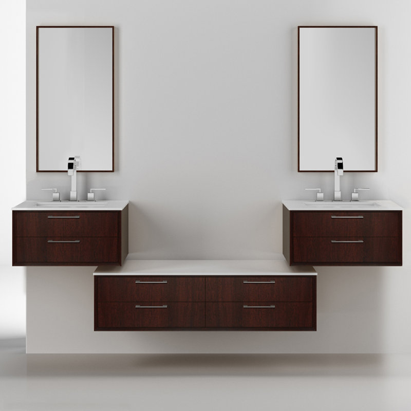 Kubista Widespread Bathroom Faucet with Drain Assembly, Polished Chrome