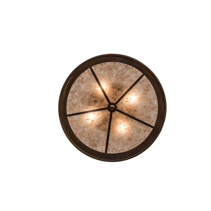 Rustic Lodge 4 - Light Outdoor Flush Mount