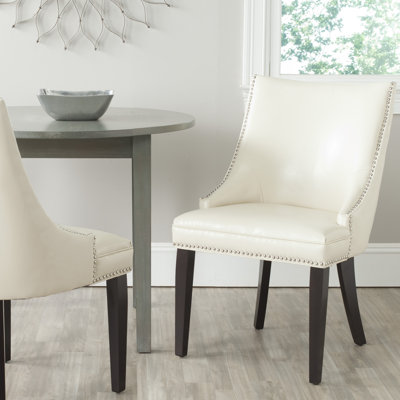 Ardelis 19.7'' H Leather Upholstered Side Chair