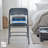 Bernadine Vinyl Triple Brace Folding Chair-1389836399