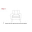 Fauteuil rembourré Alcide-128582818