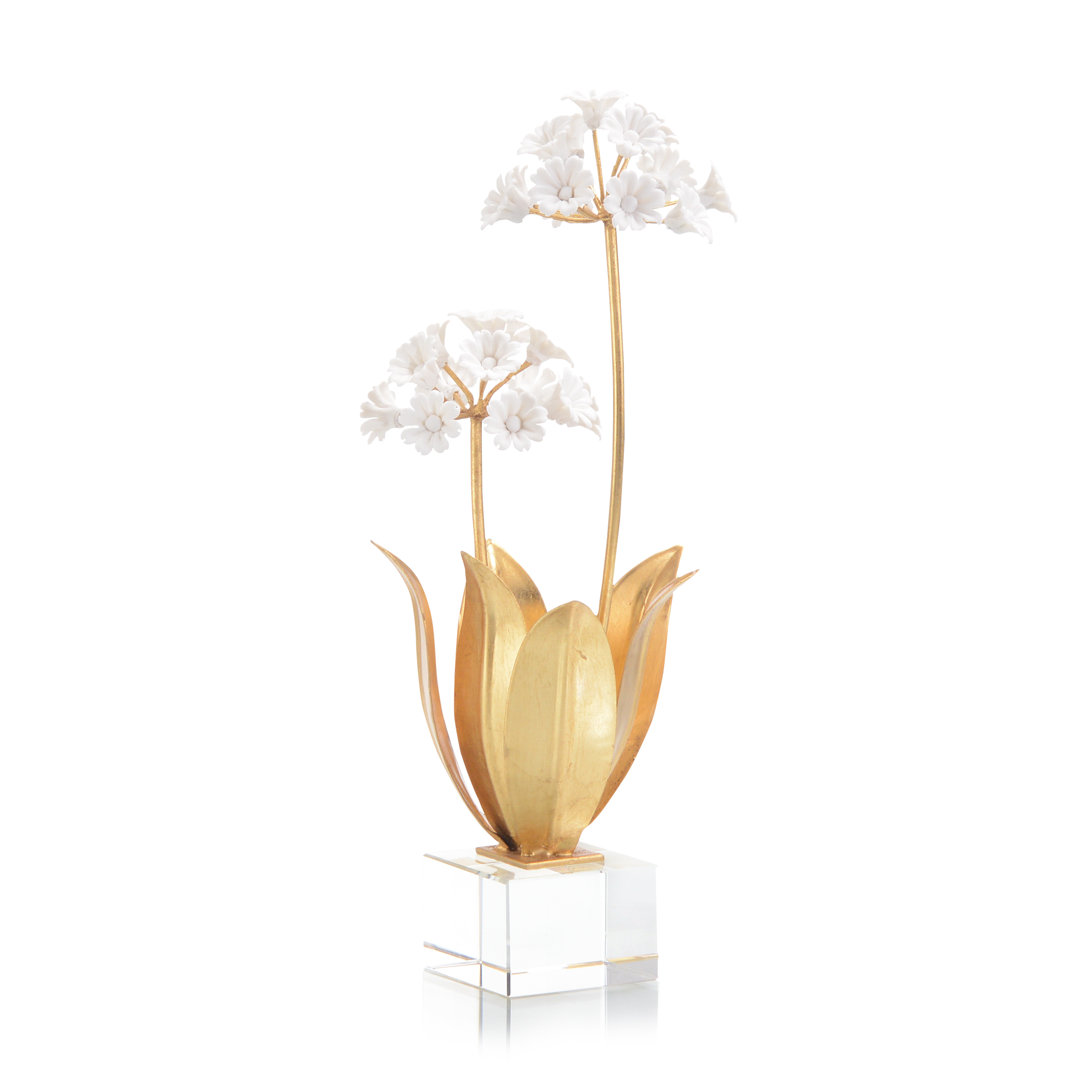 Allium Moly Landscape & Nature Figurines & Sculptures John-Richard