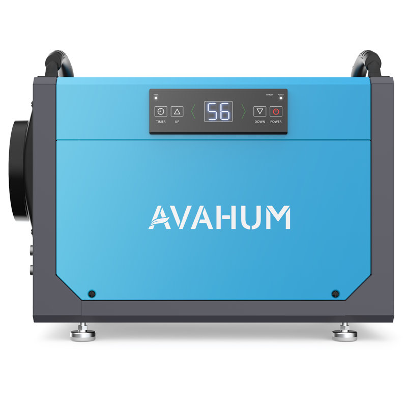 Déshumidificateur commercial AVAHUM 113 chopines, technologie anticorrosion pour 3 000 pieds carrés