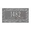 Pinecone 2-Line Wall Address Plaque-2070266627-2070266624