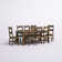Tiernagh Rectangular Solid Wood Dining Set Distressed Finish