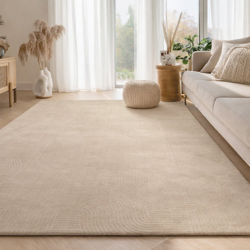 Tapis crème Elion, 9 pi 0 po x 12 pi 0 po, Crème