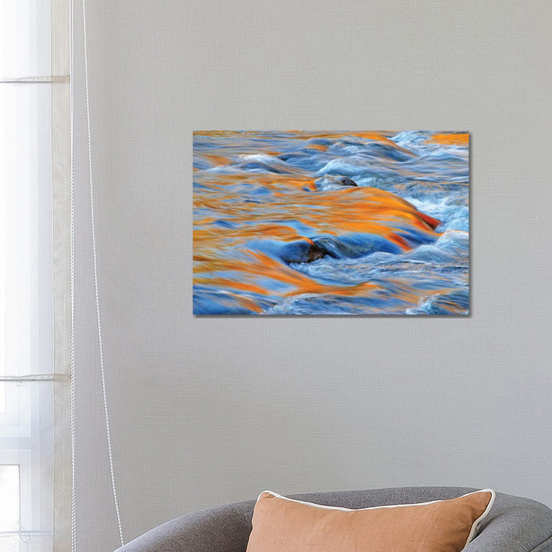 Fast Water Reflections by Brian Wolf - Wrapped Canvas Print, 66.04 cm H x 45.72 cm W x 1.91 cm D