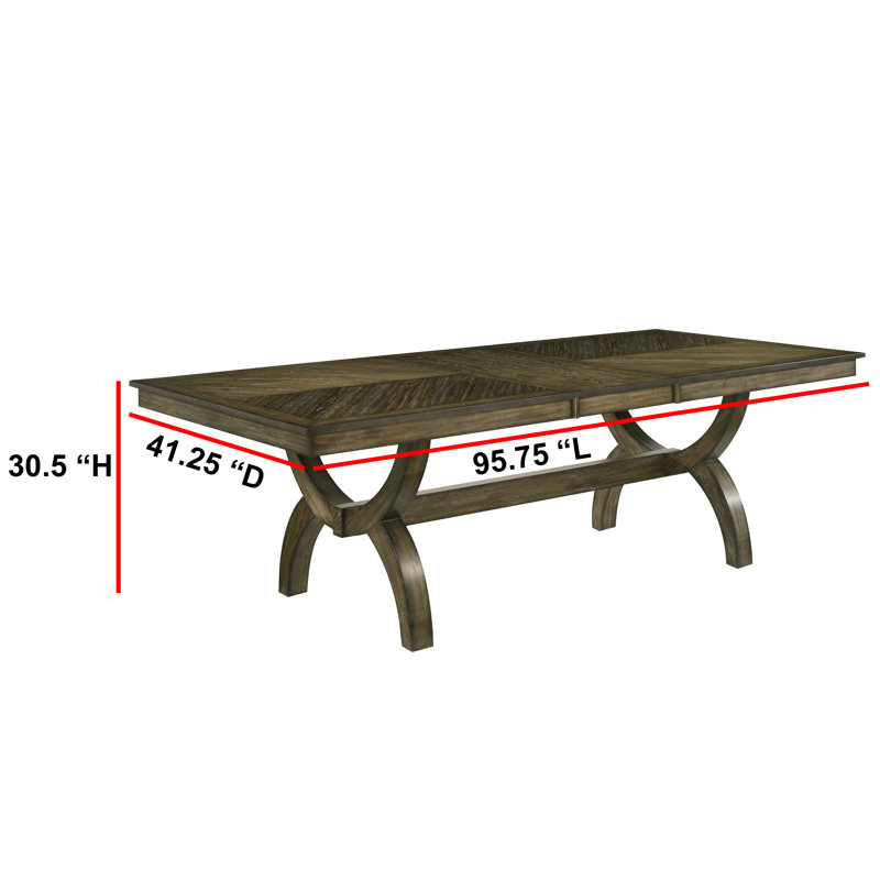 Table de salle à manger extensible Traditional