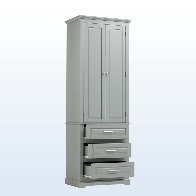 Mensaidas Storage Bookcase, Gray