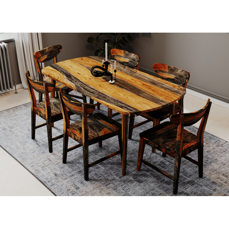 Anik Solid Wood Dining Table, H76 x L175 x W90cm