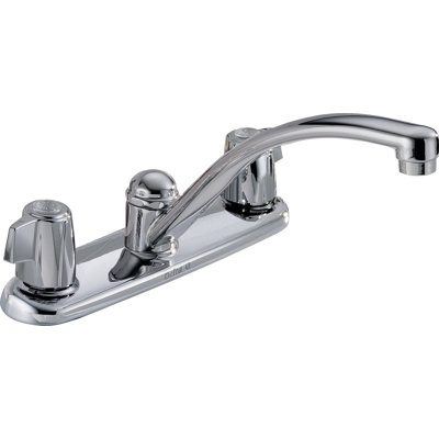 Classic Double Handle Kitchen Faucet