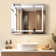 Tiaya 36 in. W x 32 in. H Rectangular Medicine Cabinet with Aluminum Frameless LED Mirror